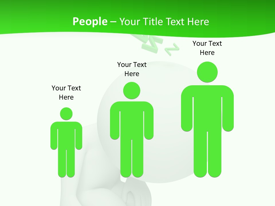 Exhausted Background Green PowerPoint Template