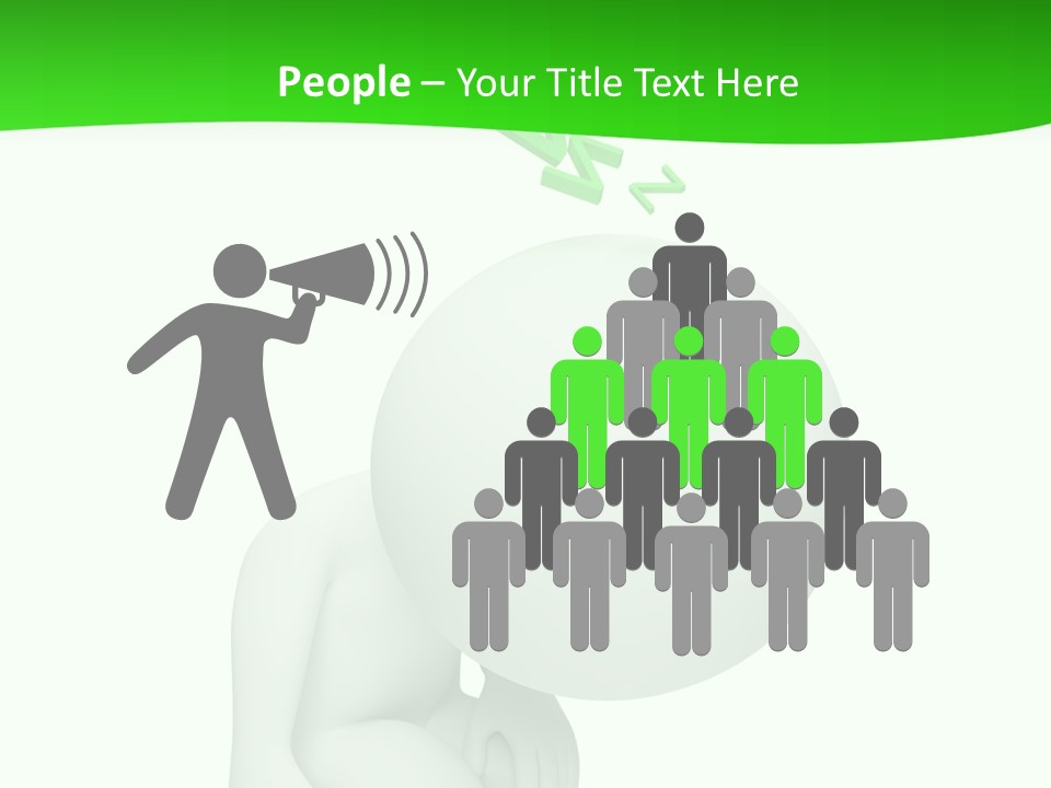 Exhausted Background Green PowerPoint Template