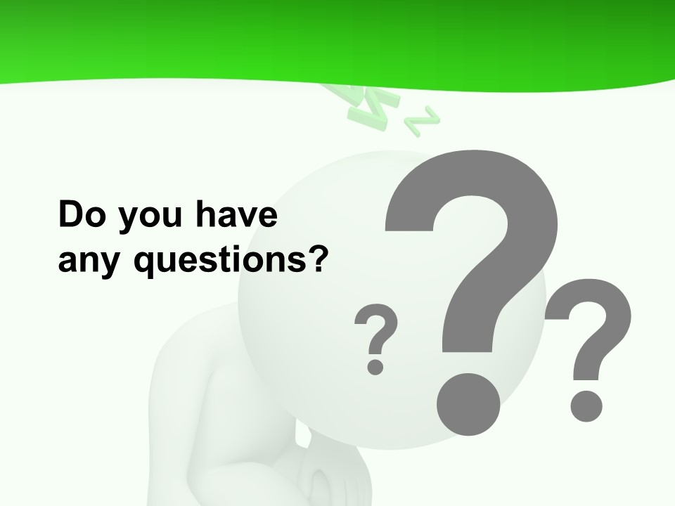 Exhausted Background Green PowerPoint Template