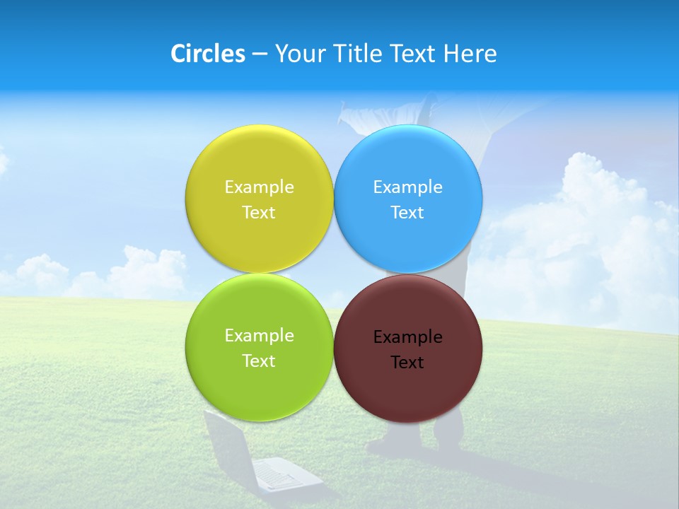 Grass Meadow Tie PowerPoint Template