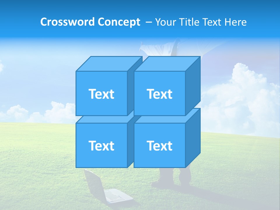 Grass Meadow Tie PowerPoint Template