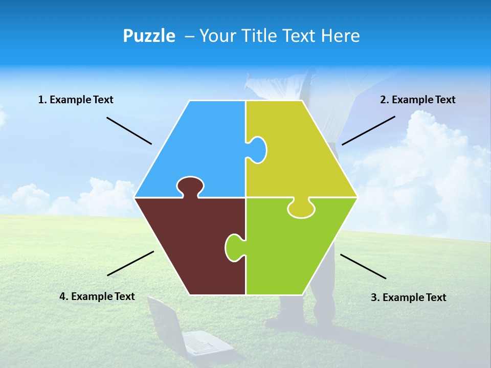 Grass Meadow Tie PowerPoint Template