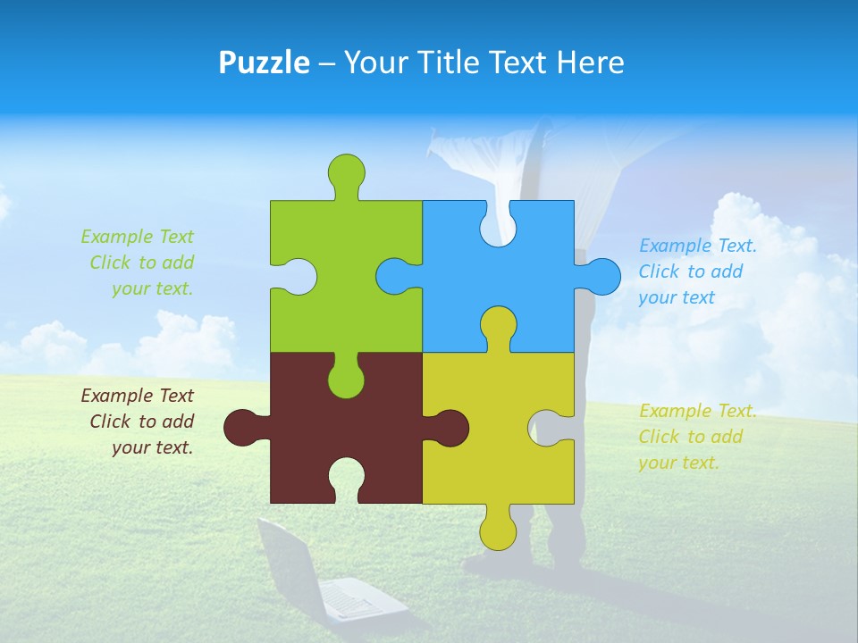 Grass Meadow Tie PowerPoint Template