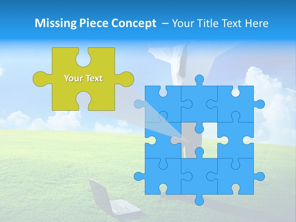 Grass Meadow Tie PowerPoint Template