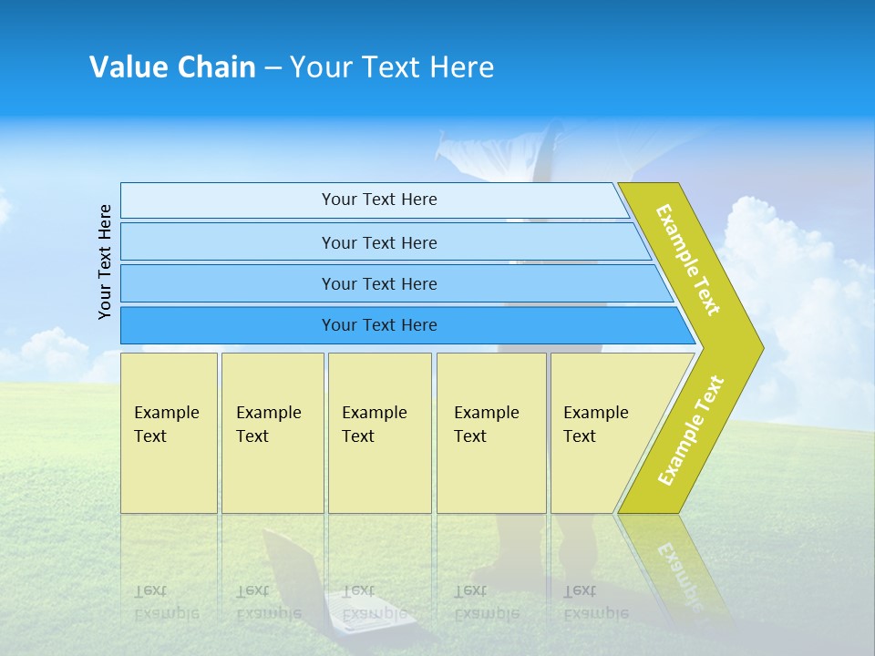 Grass Meadow Tie PowerPoint Template