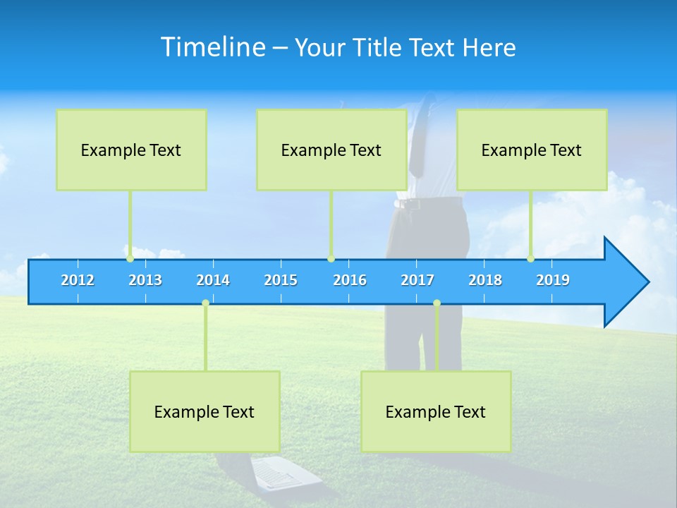 Grass Meadow Tie PowerPoint Template