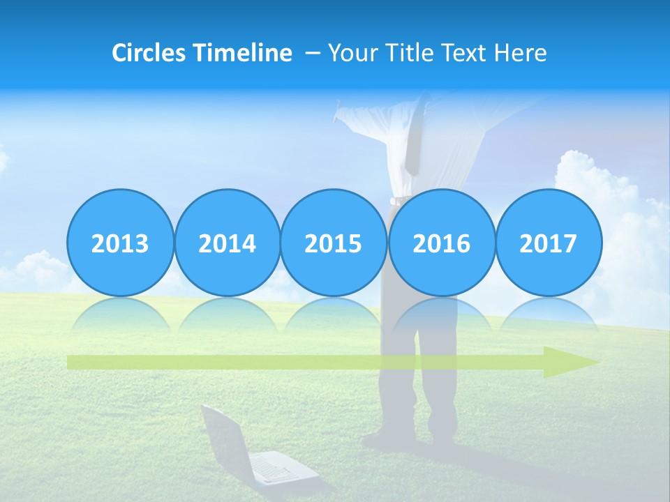 Grass Meadow Tie PowerPoint Template