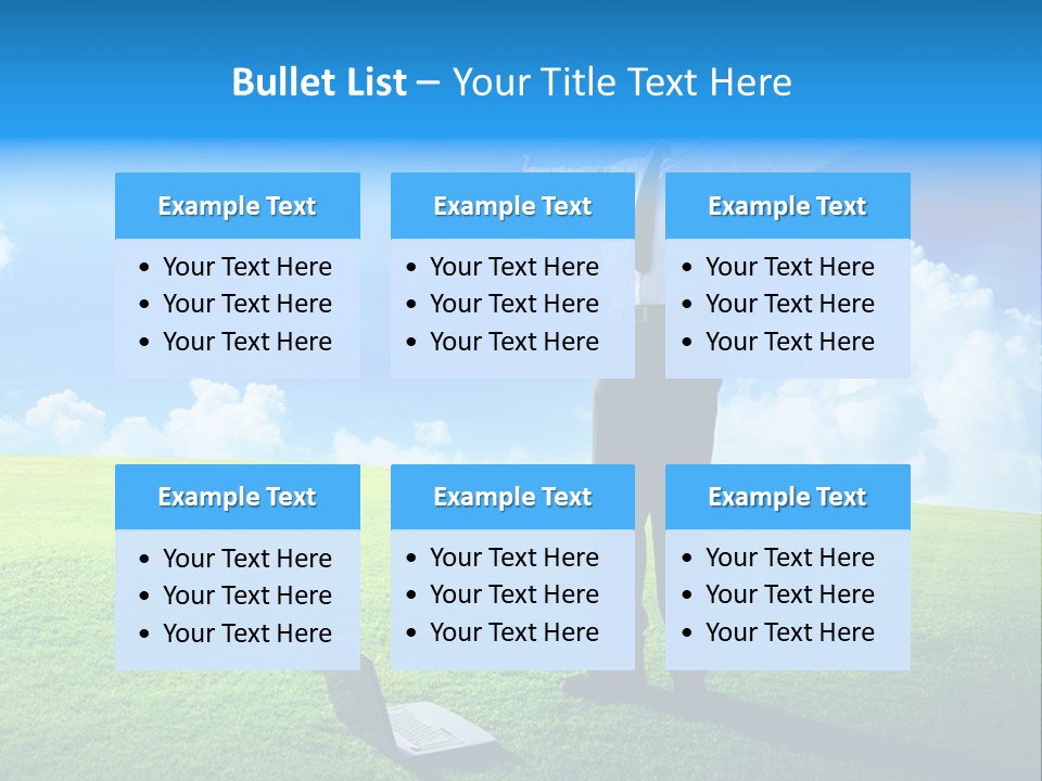 Grass Meadow Tie PowerPoint Template
