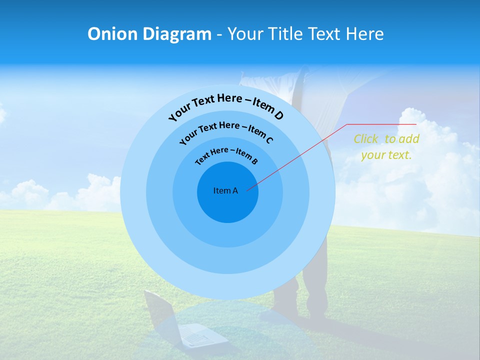 Grass Meadow Tie PowerPoint Template