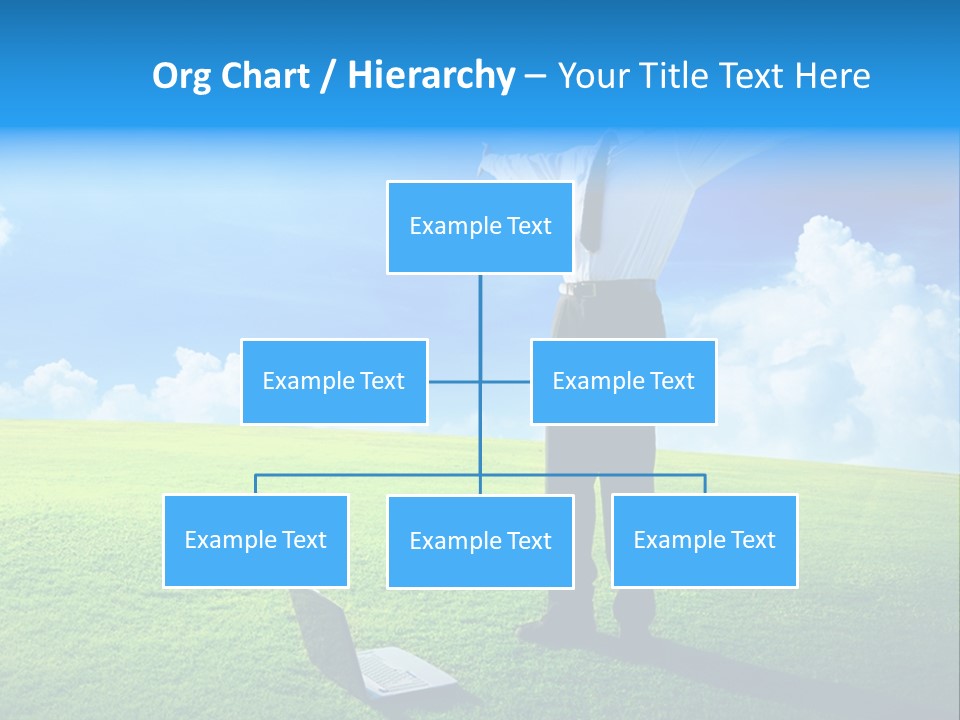 Grass Meadow Tie PowerPoint Template
