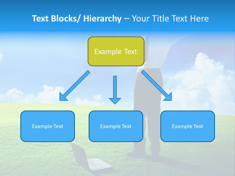 Grass Meadow Tie PowerPoint Template