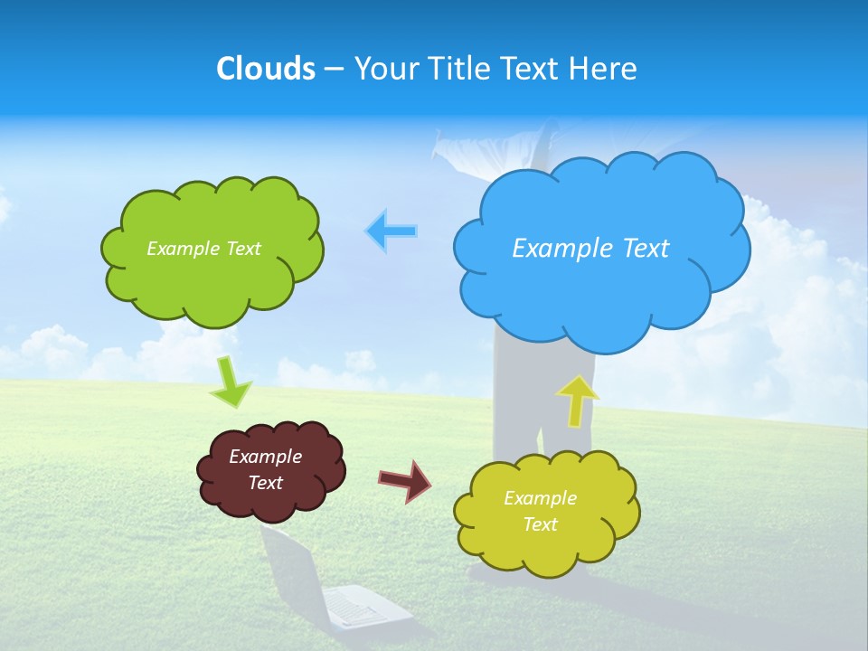 Grass Meadow Tie PowerPoint Template