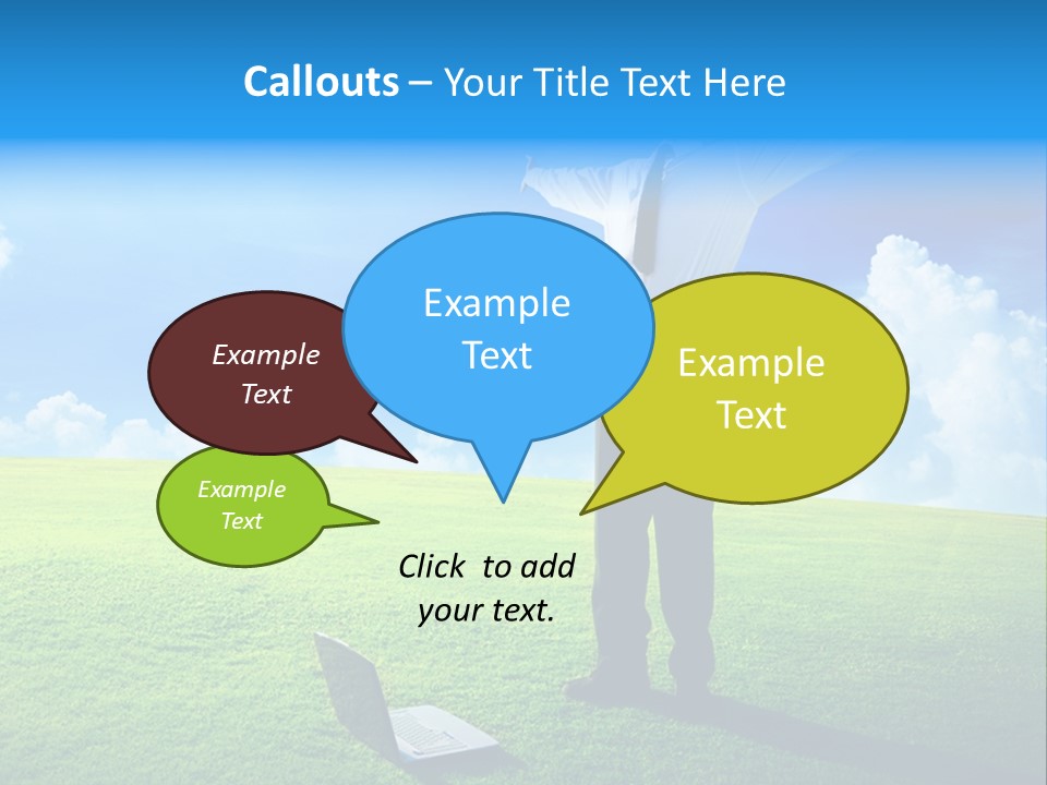 Grass Meadow Tie PowerPoint Template