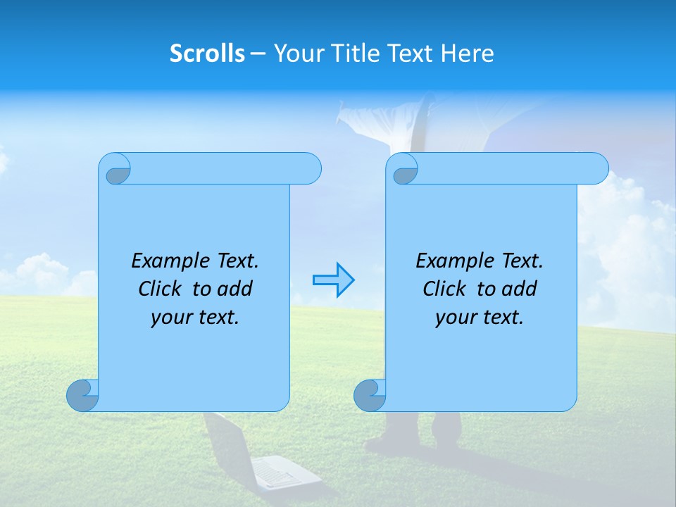 Grass Meadow Tie PowerPoint Template