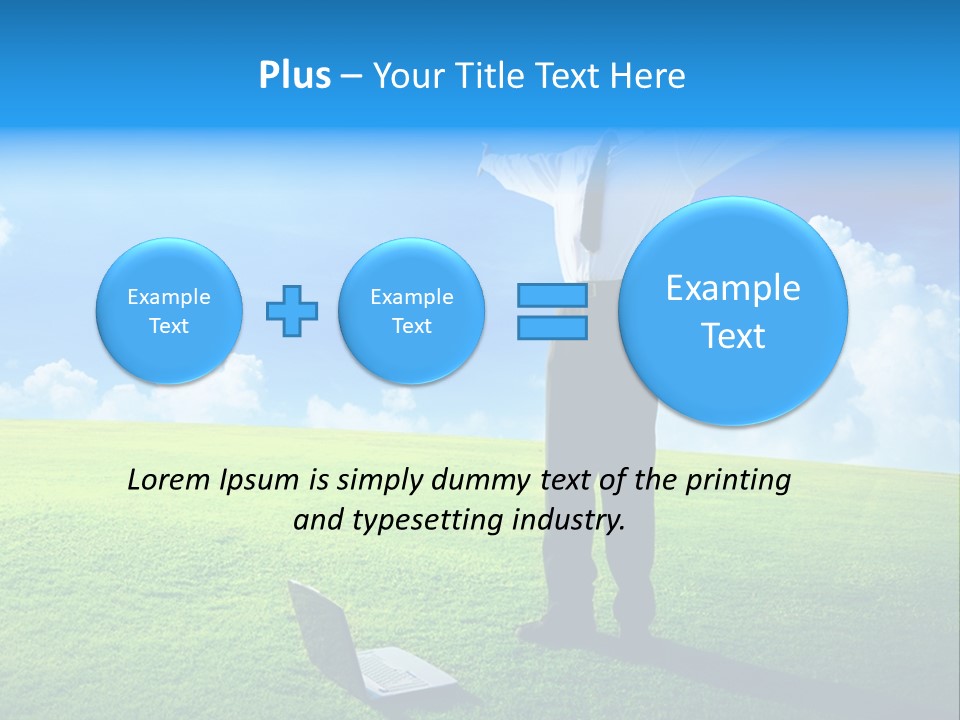 Grass Meadow Tie PowerPoint Template