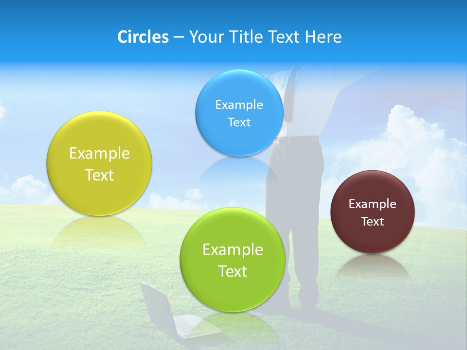 Grass Meadow Tie PowerPoint Template