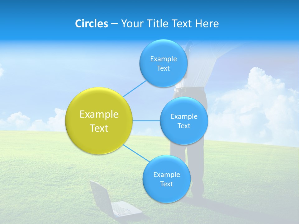 Grass Meadow Tie PowerPoint Template