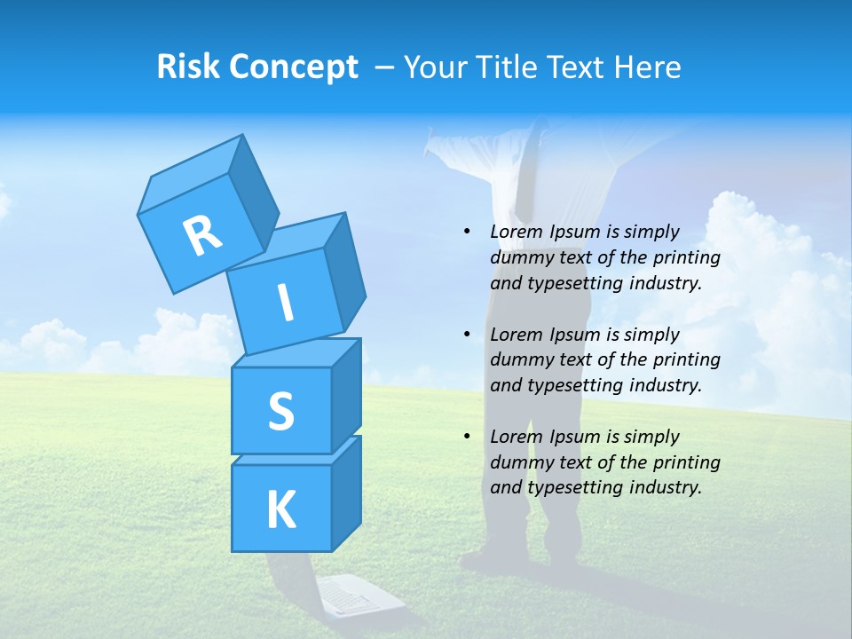 Grass Meadow Tie PowerPoint Template