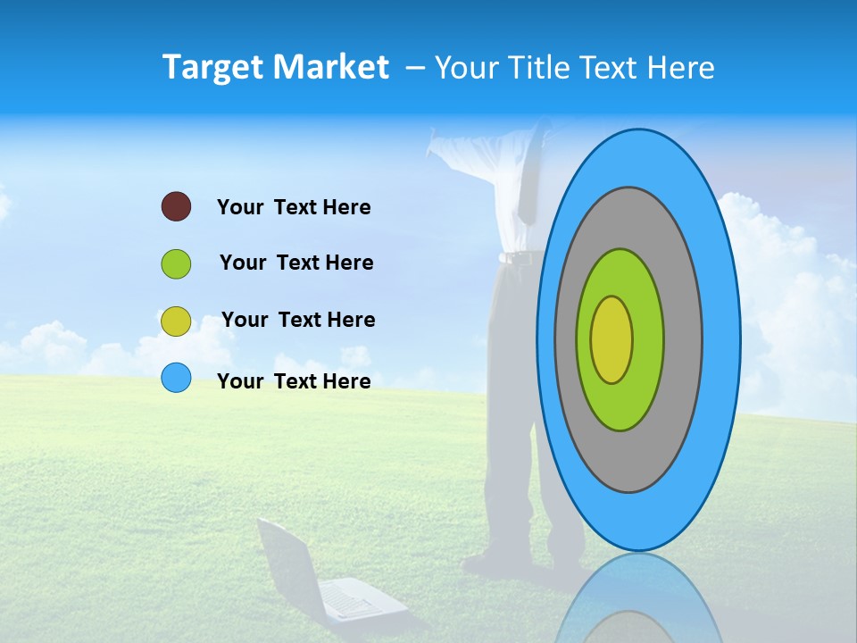 Grass Meadow Tie PowerPoint Template