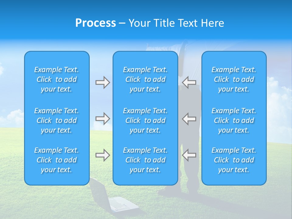 Grass Meadow Tie PowerPoint Template