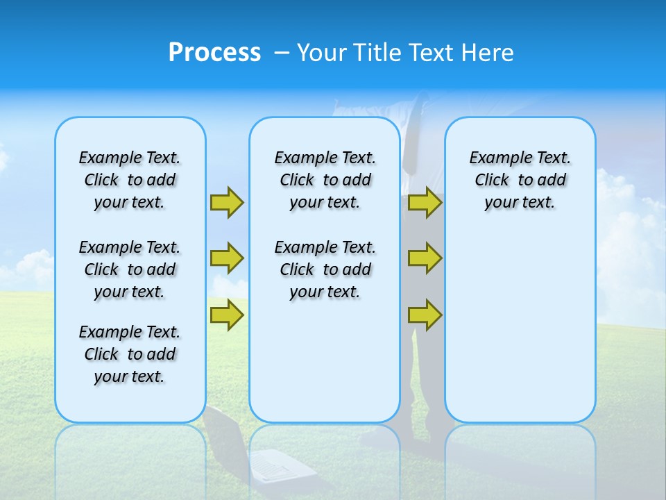 Grass Meadow Tie PowerPoint Template