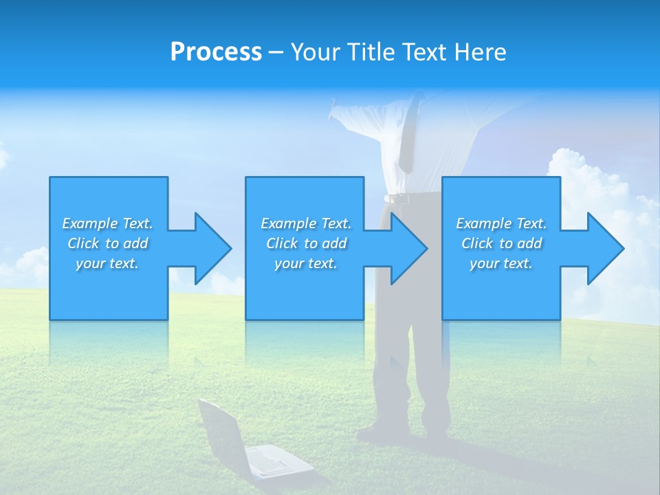 Grass Meadow Tie PowerPoint Template
