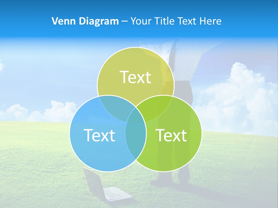 Grass Meadow Tie PowerPoint Template