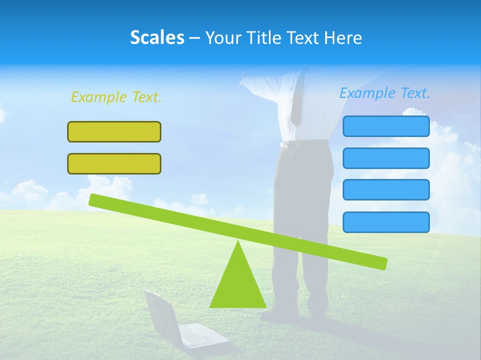 Grass Meadow Tie PowerPoint Template