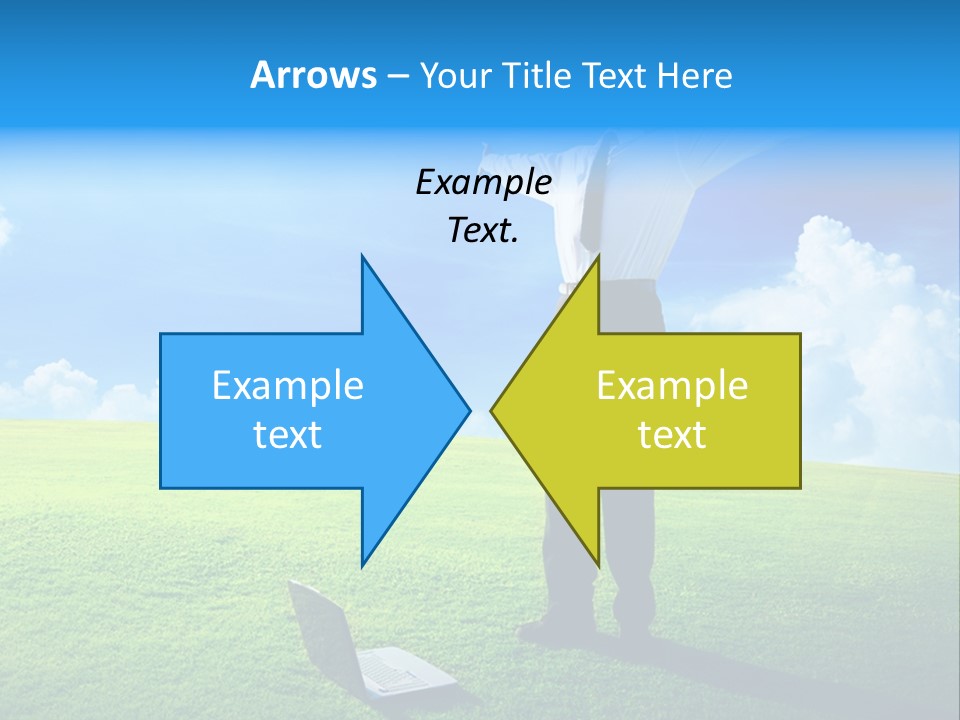 Grass Meadow Tie PowerPoint Template