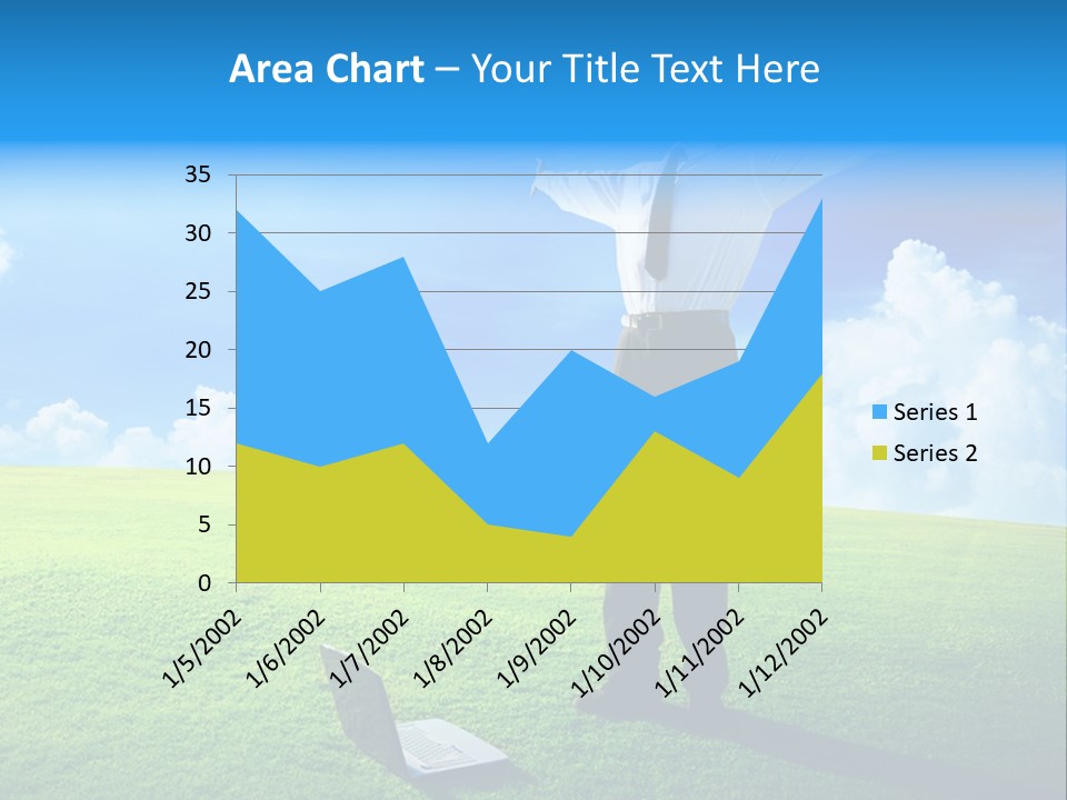 Grass Meadow Tie PowerPoint Template