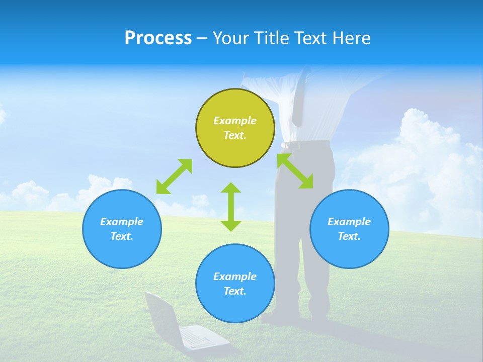 Grass Meadow Tie PowerPoint Template