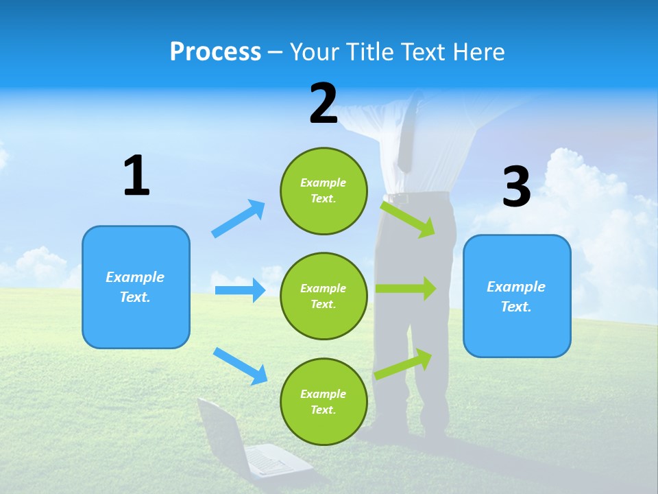 Grass Meadow Tie PowerPoint Template