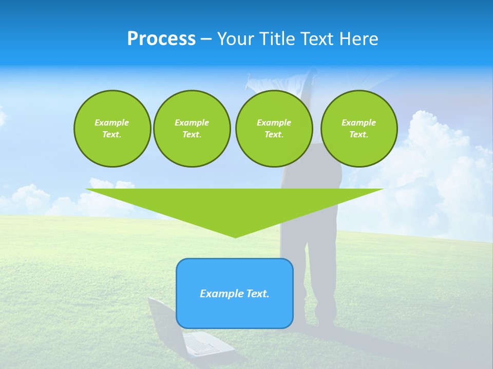 Grass Meadow Tie PowerPoint Template