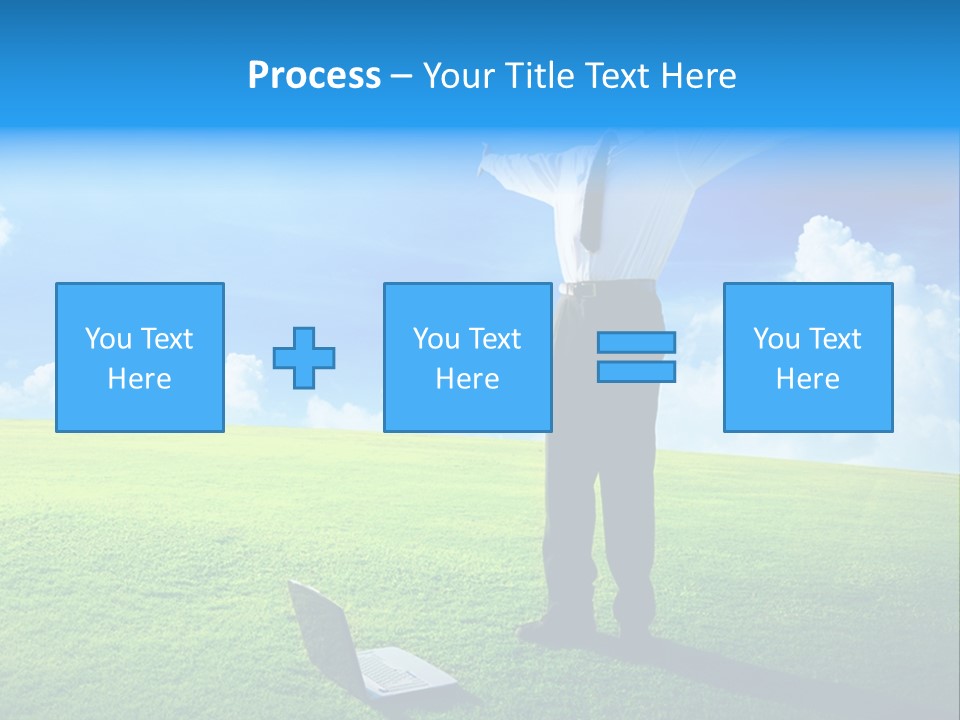 Grass Meadow Tie PowerPoint Template