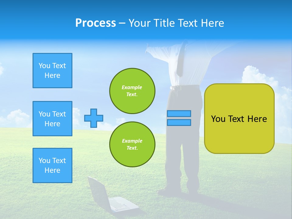 Grass Meadow Tie PowerPoint Template