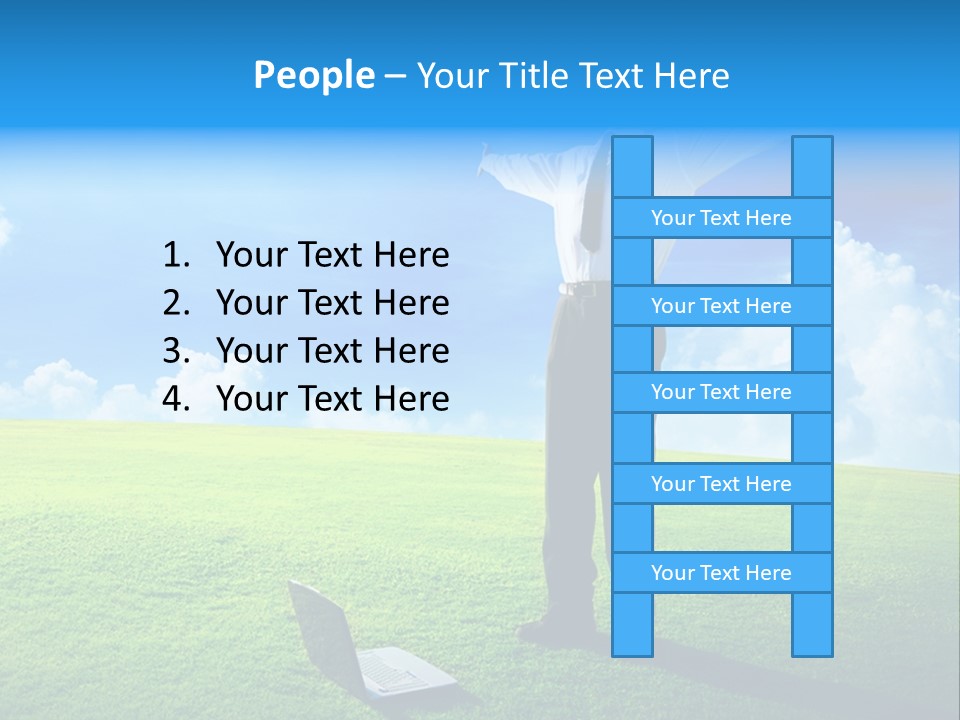 Grass Meadow Tie PowerPoint Template