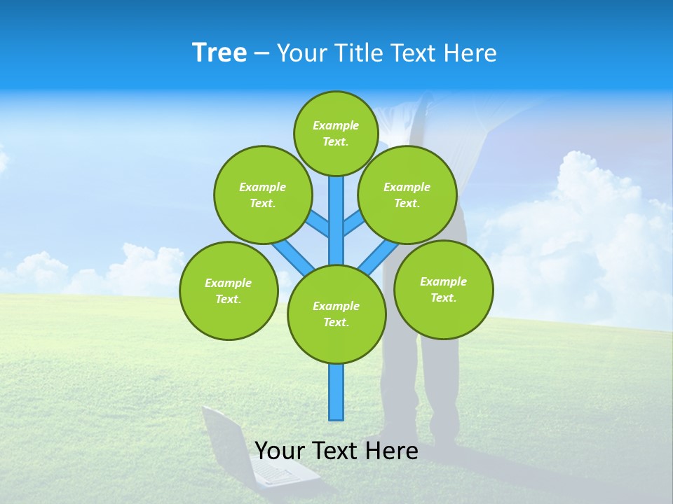 Grass Meadow Tie PowerPoint Template