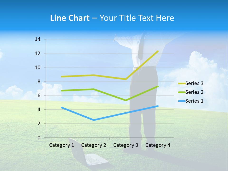 Grass Meadow Tie PowerPoint Template