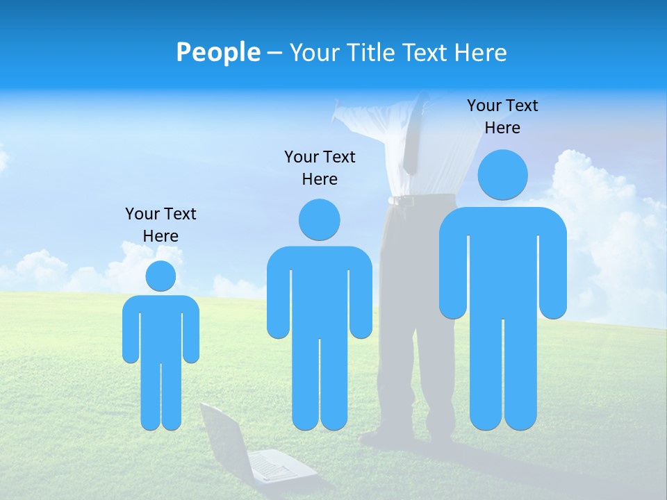 Grass Meadow Tie PowerPoint Template