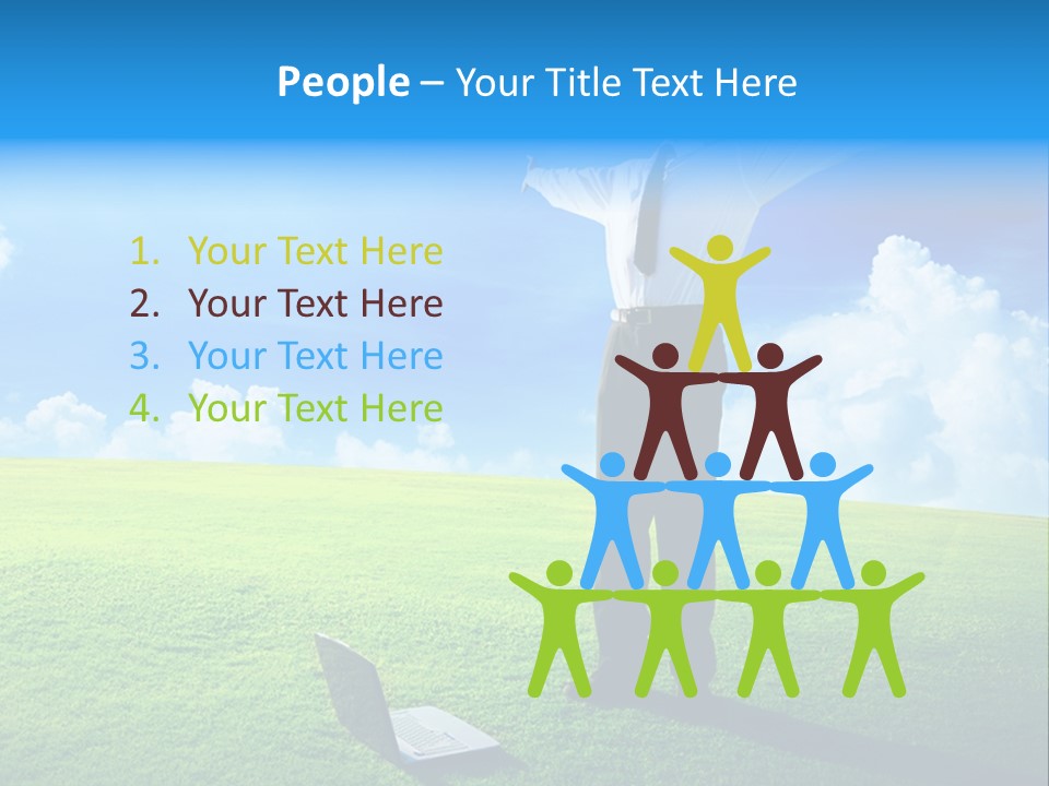 Grass Meadow Tie PowerPoint Template