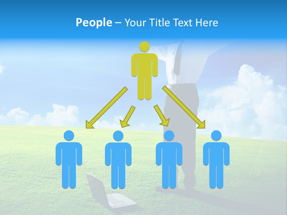 Grass Meadow Tie PowerPoint Template