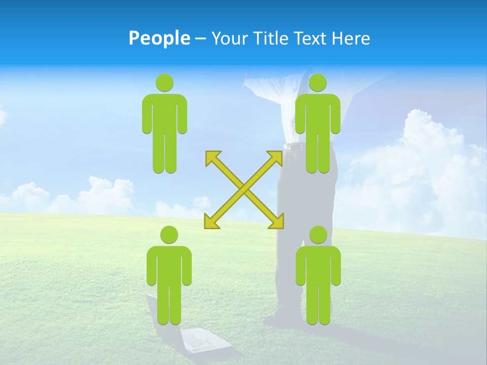 Grass Meadow Tie PowerPoint Template