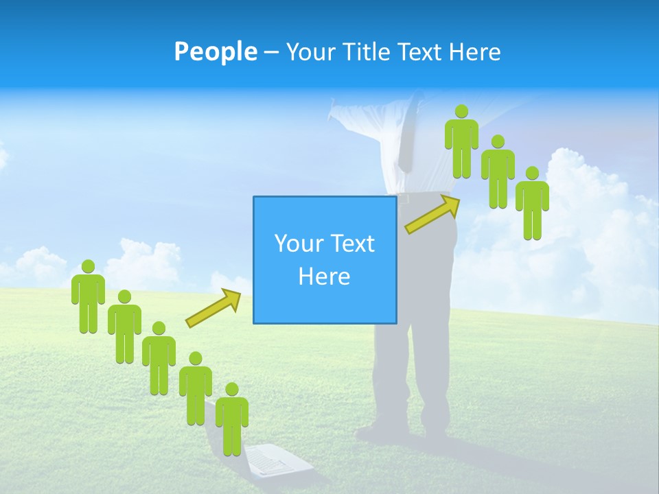 Grass Meadow Tie PowerPoint Template