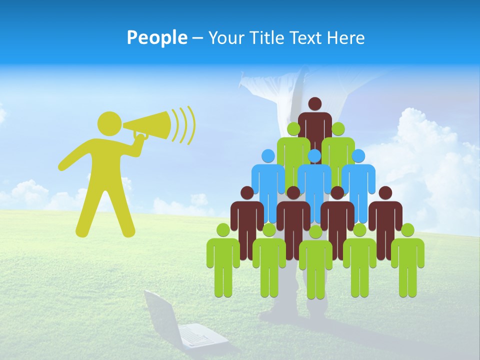 Grass Meadow Tie PowerPoint Template