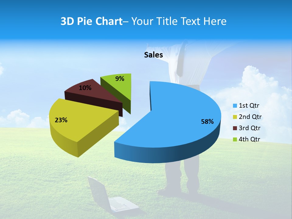 Grass Meadow Tie PowerPoint Template
