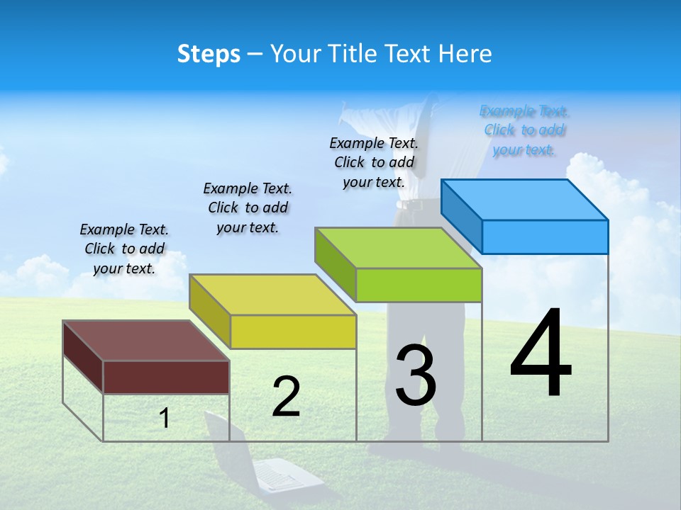 Grass Meadow Tie PowerPoint Template
