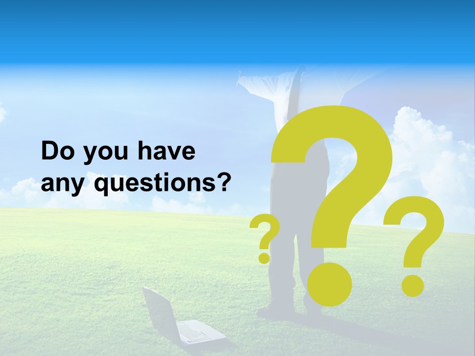 Grass Meadow Tie PowerPoint Template