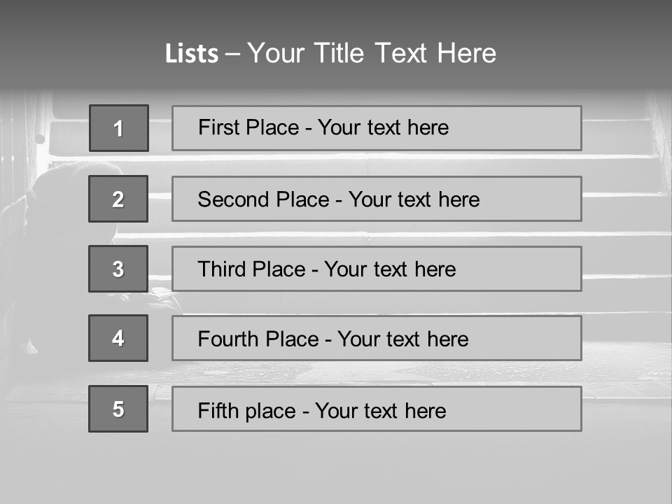 Literature Sit Monochrome PowerPoint Template
