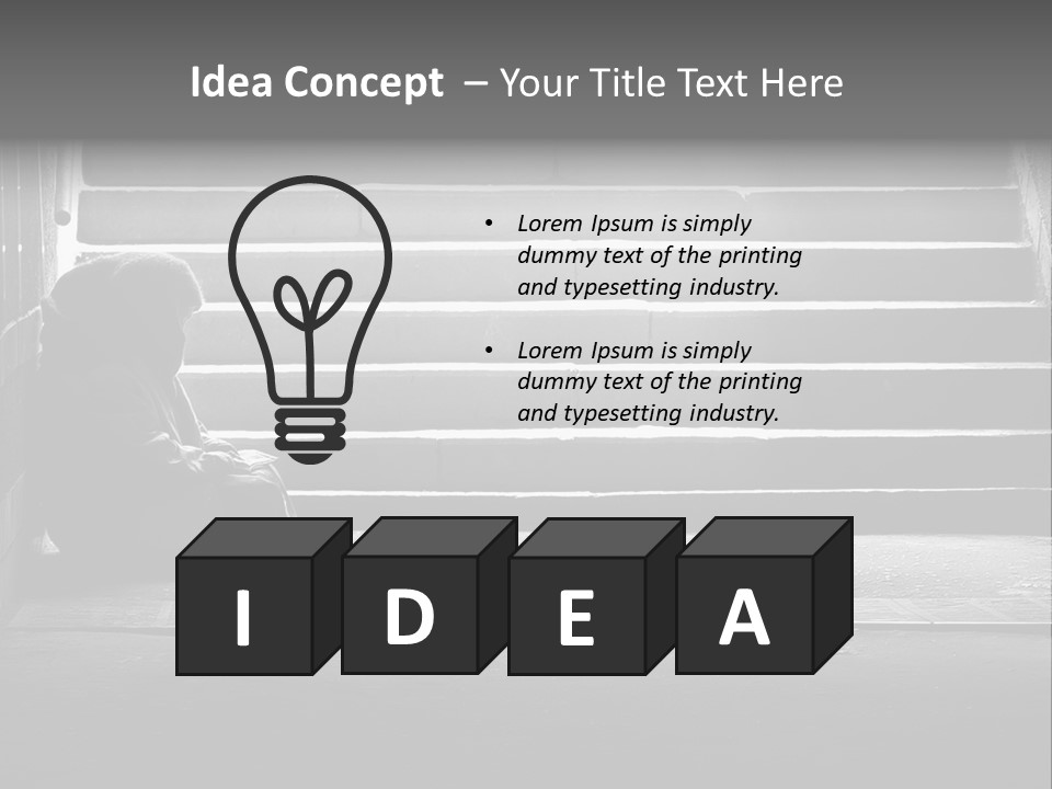 Literature Sit Monochrome PowerPoint Template