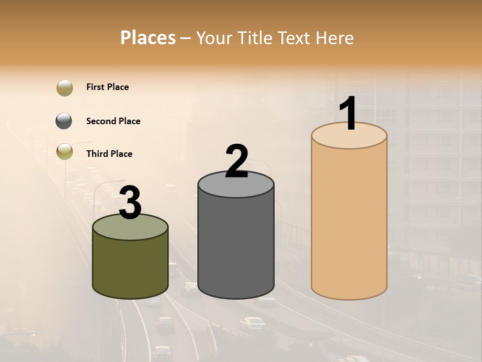 Road Exterior Highway PowerPoint Template